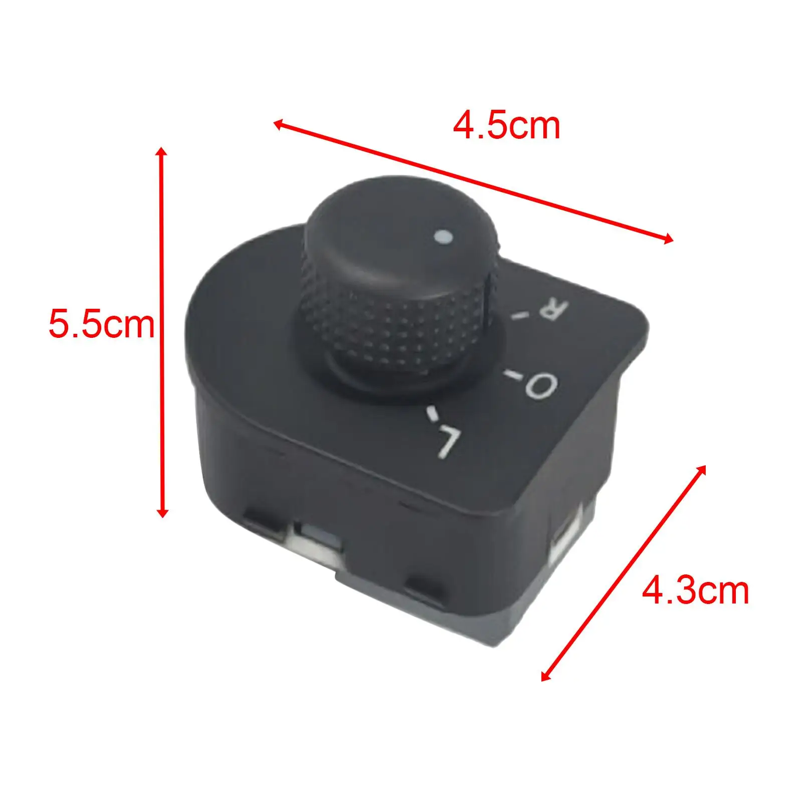 Side Mirror Control Switch 1J1 959 565A High Performance Replace for Volkswagen