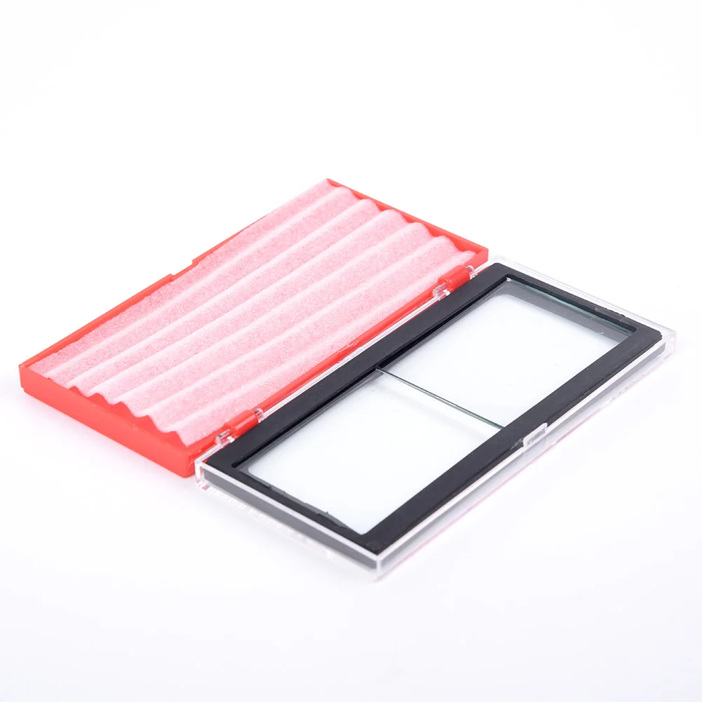 

1 Box Of Welding Magnifier Lens Welder Screen Helmet Glass Diopter 1.0-3.0 Anti-Glare Arc Design Welding Hood Replacement Tools