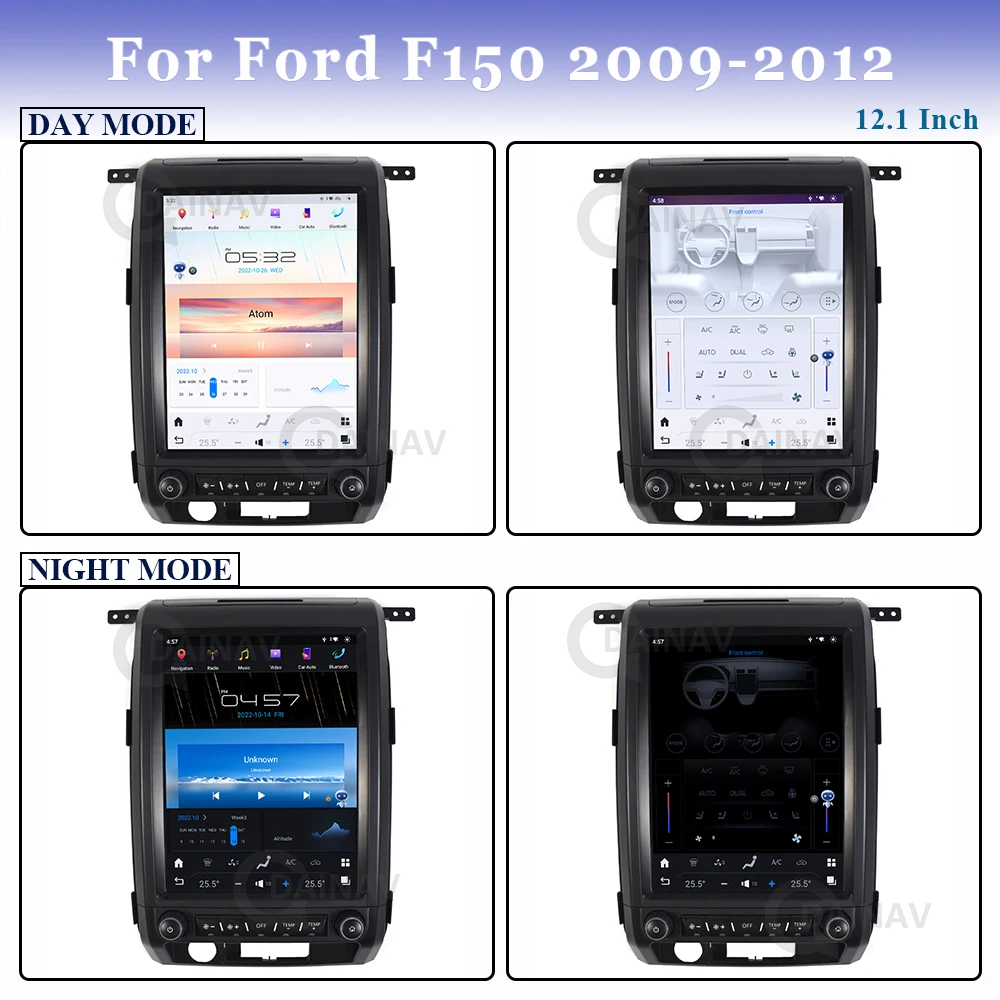 Qualcomm Android11 GPS Navigation For Ford F150 2009-2012 Tesla Style Car Radio Head Unit DVD Multimedia Player Autoradio Stereo - купить по