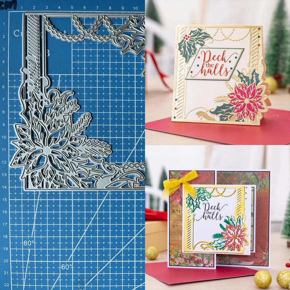 

Lucky Goddess Metal Cutting Dies Christmas Foliage Diy Scrapbooking Photo Album Decorative Embossing Paper Card Crafts