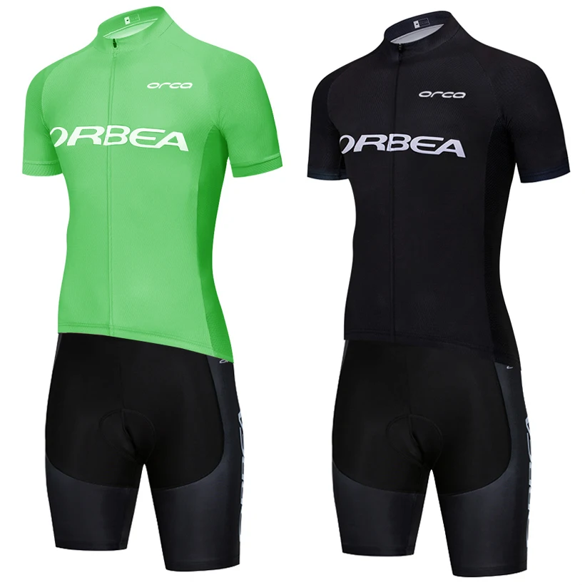 

Tour Spain Cycling Team Jersey ORBEA ORCA Bike Maillot Shorts Suit Men 20D MTB Ropa Ciclismo Green Bicycl Tshirt Pants Clothing