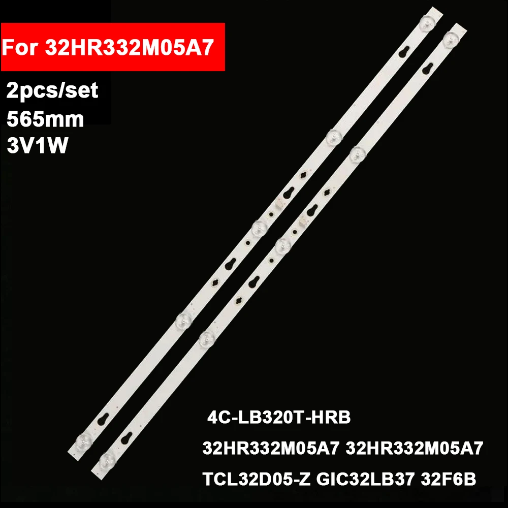 Задняя подсветка телевизора для 32F6B 32S5300 32S6400 L32S6500 4C-LB320T-HRB 32HR332M05A7 светодиодный CJ9W04 V4 08-32F6000-LPN0, 2 шт.