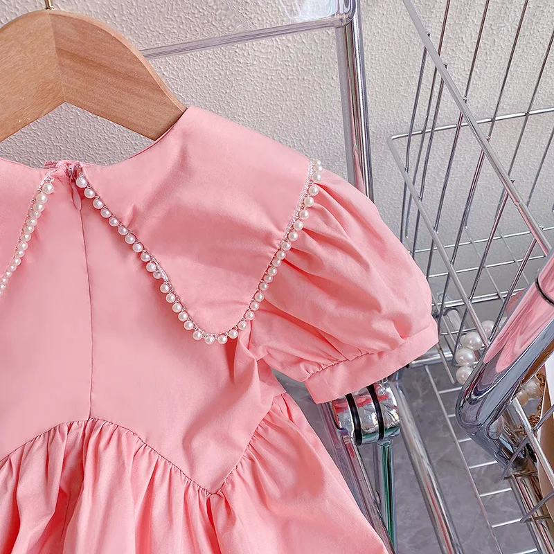 Милое платье принцессы для девочек Новинка лета 2023 Модное детское в Корейском