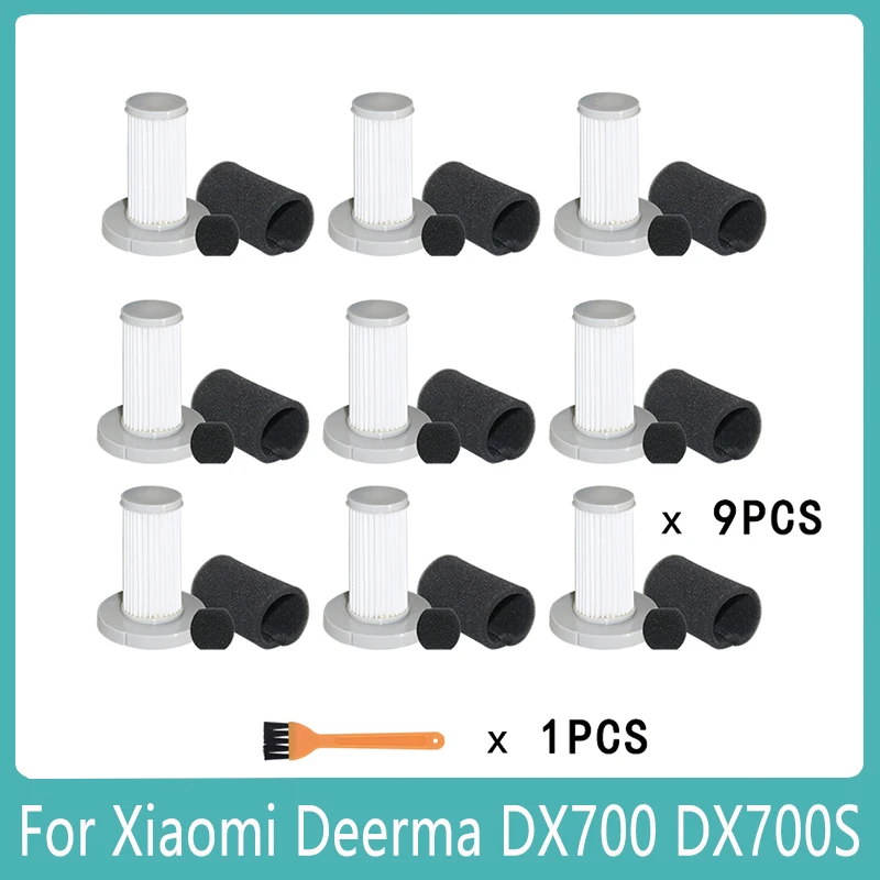 

For Xiaomi Deerma DX700 DX700S Vacuum Cleaner Washable HEPA Filter Cleaning Brushe Deep Filtration Replacement Accessories Parts