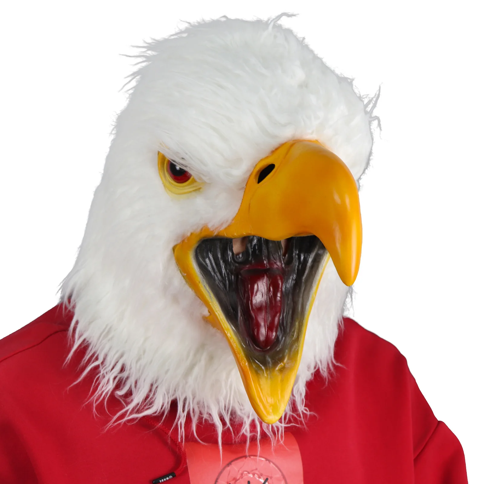 Маски Hawk головной убор костюм на Хэллоуин искусственный Орл птица реквизит для
