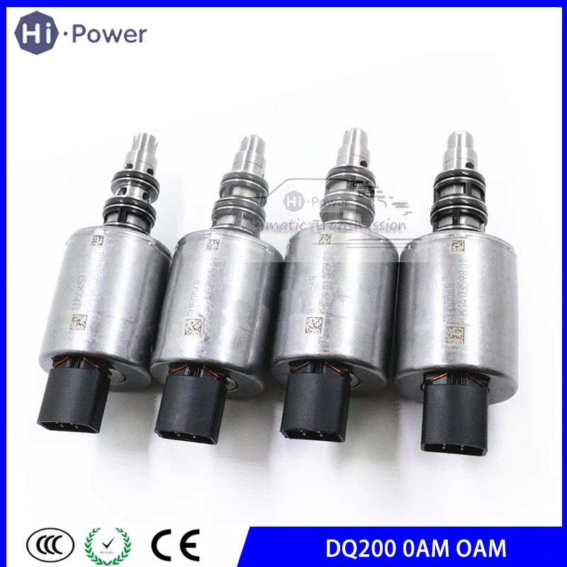 4x DSG DQ200 0AM OAM 13150568 13150457 оригинальные соленоиды управления трансмиссией, восстановленные, проверенные OEM OAM 7-скоростные