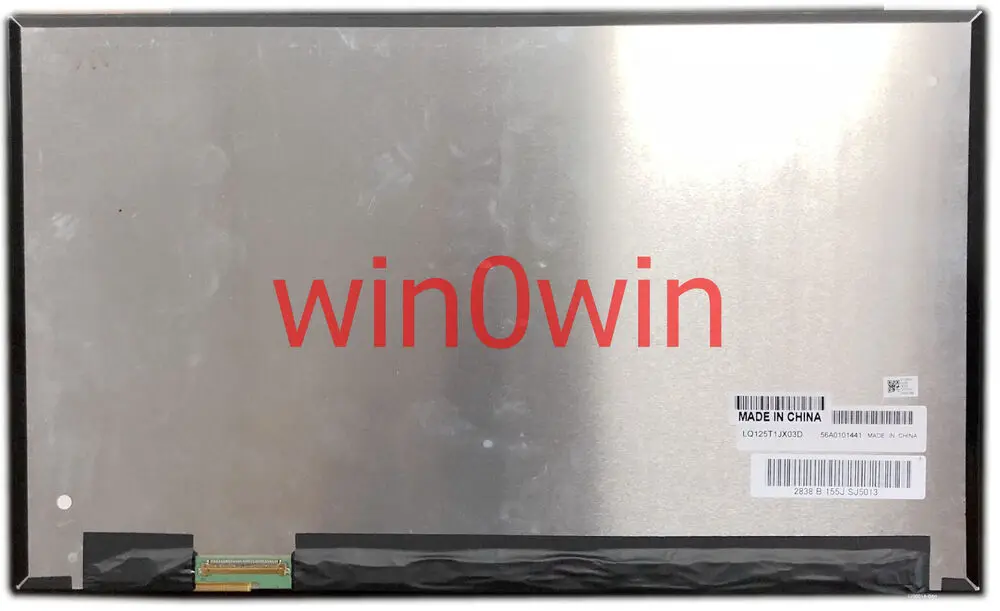 

For LQ125T1JX03D 2560X1440 3K 12.5" LCD LED Screen Panel with NON-TOUCH IPS