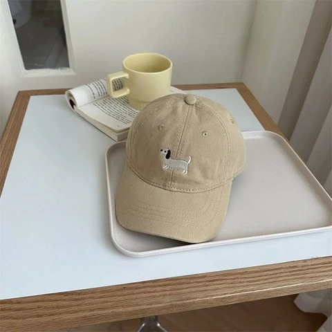 Детская бейсболка GEONYIEEK с вышивкой таксы