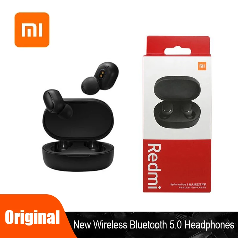 

Xiaomi AirDots 2 True Wireless Bluetooth Headphones Waterproof Sports Bluetooth Earbuds Wireless Earbuds For Apple Android