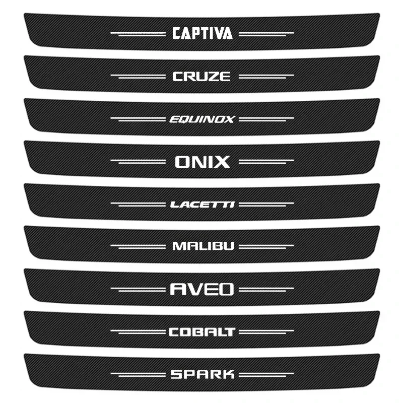 

1 шт. защитная пластина для заднего бампера автомобиля, наклейка для Aveo Cruze Cobalt Lacetti Spark Equinox Малибу каптива IMPALA