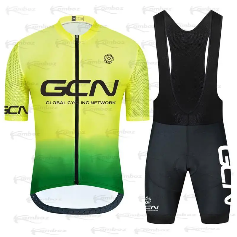 

NEW 2022 GCN Team Cycling Jersey 20D Gel Set MTB Bicycle Clothing Quick Dry Bike Clothes Ropa Ciclismo Men Short Maillot