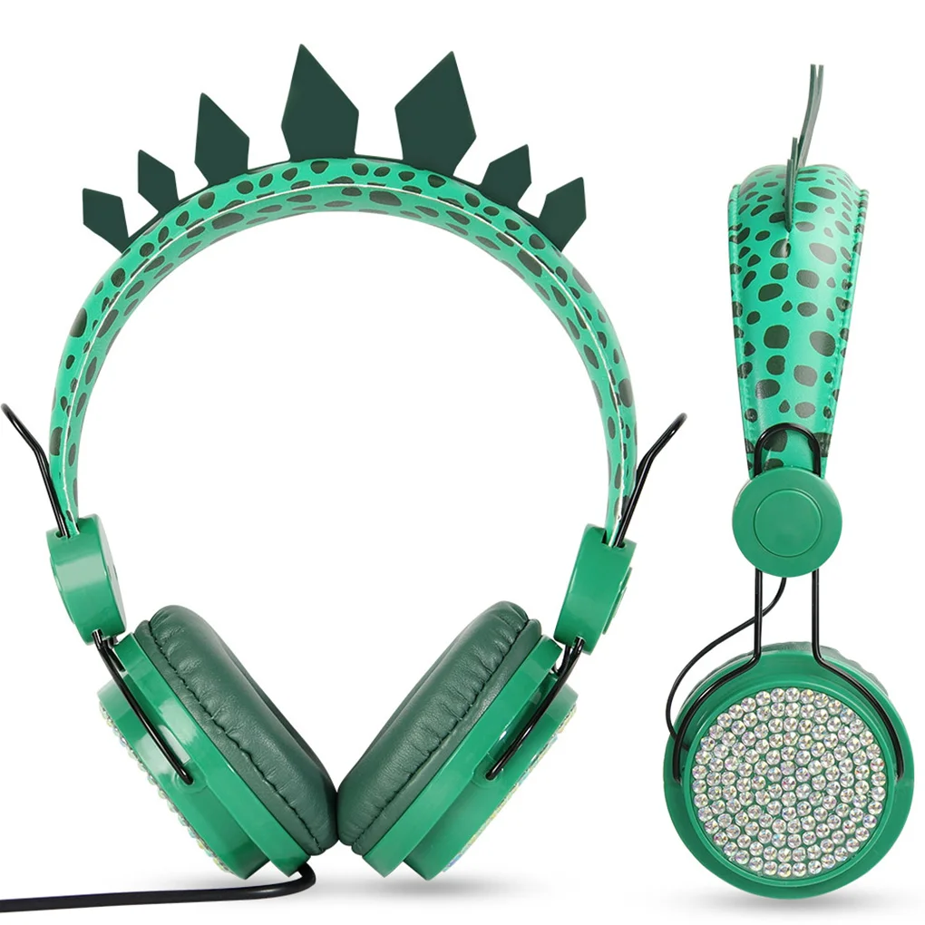 

Мультяшная детская гарнитура Проводные детские наушники 3,5 мм с ограничением громкости наушники-вкладыши с головной повязкой для компьюте...