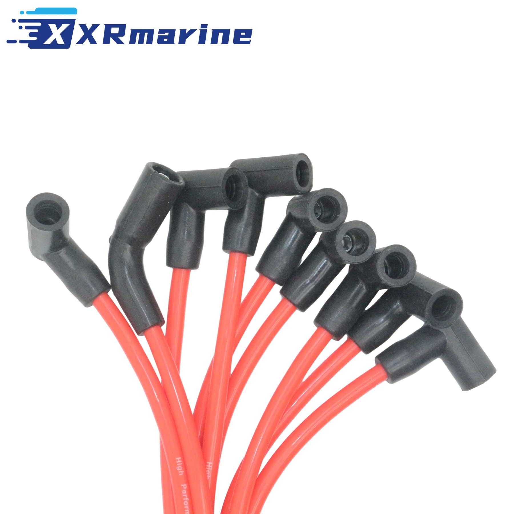 Набор проводов свечей зажигания 84-863656A1 для Mercruiser 5.0L 5.7L 6.2L 383 377 350 MAG V8 863656A1 Sierra 18-8828-1