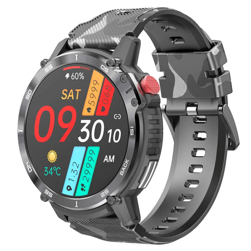 

Смарт-часы C22 мужские с поддержкой Bluetooth, 1,6 дюйма, 4G, 400 мА · ч