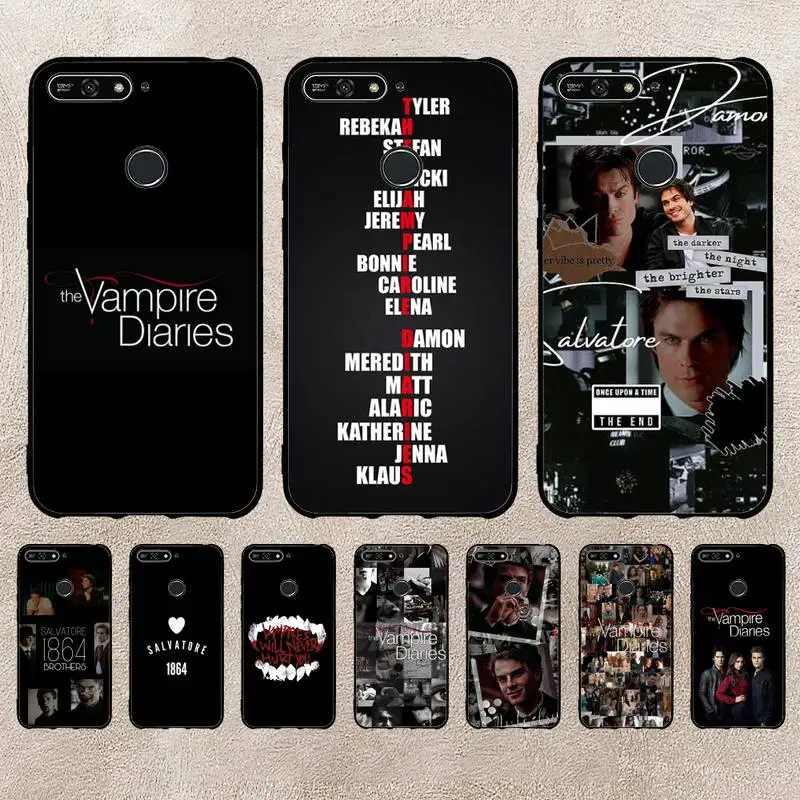 

The Vampire Diaries Stefan Damon Salvatore Phone Case For Xiaomi 11 10 12Spro A2 A2lite A1 9 9SE 8Lite 8explorer F1 Poco 12S