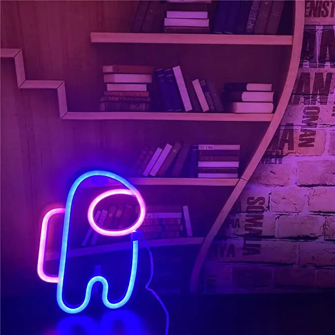 Wanxing неоновая вывеска с изображением инопланетянина светодиодный астронавт для