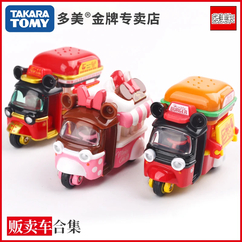 

TakaraTomy Domeka Disney Simulation Alloy Car Minnie Mickey Sales Car Takeaway Car Toy
