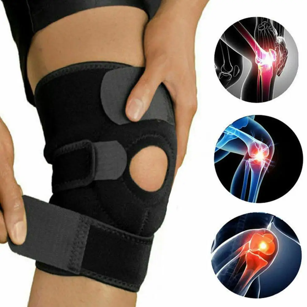

1pcs Sports Protective Outdoor Mountaineering Breathable Cycling Knee Pads Running Reinforced Protective Gear Spring Knee Pads