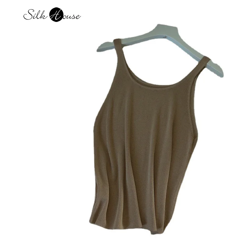 Женский однотонный жилет с тонкой подкладкой цвет в ассортименте