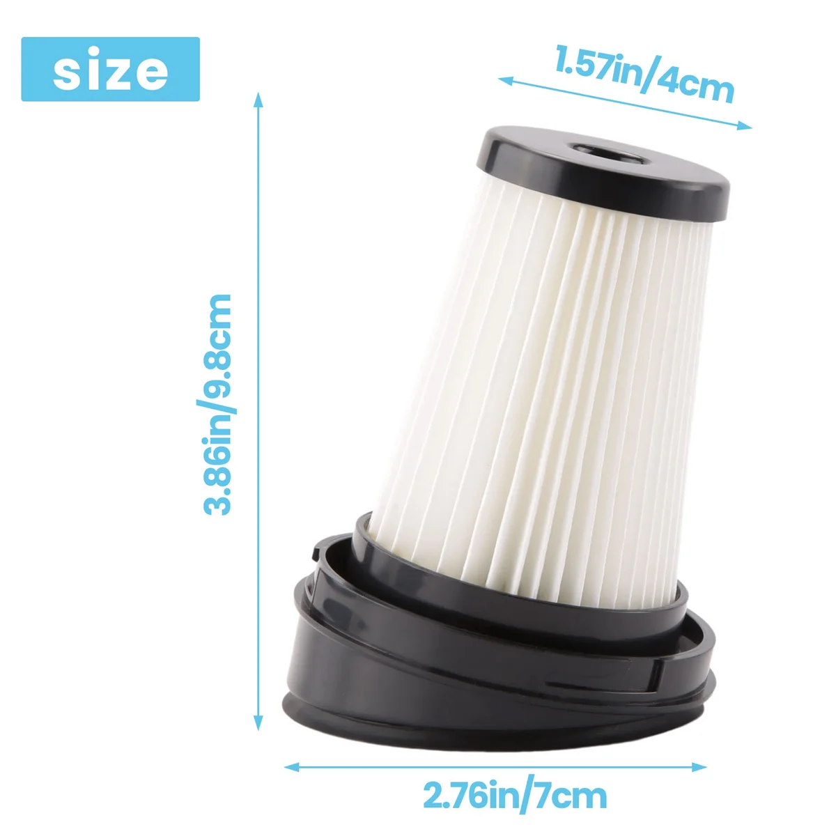 4 шт. Hepa-фильтры для грандинга VCH9629 VCH9630 VCH9631 VCH9632-заменяет детали № 9178008590