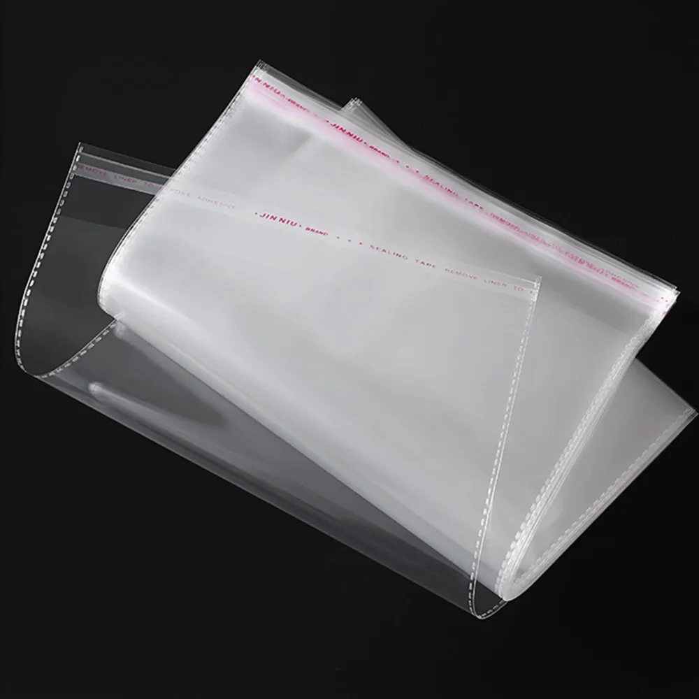 Самоклеящиеся пакеты из полипропилена, 40 х55 см, 100 шт./комплект