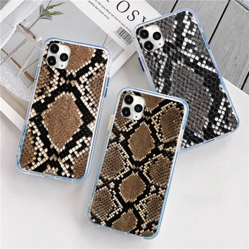 

snake skin Phone Case For iphone 12 5 5s 5c se 6 6s 7 8 plus x xs xr 11 pro max mini