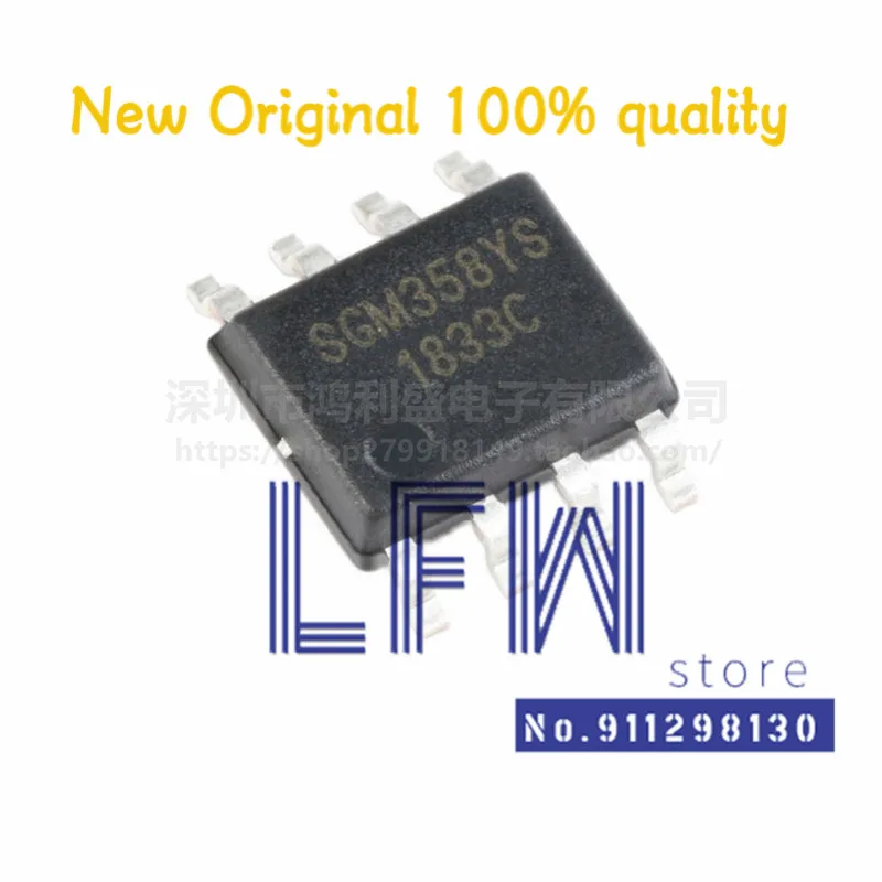 

10pcs/lot SGM358YS/TR SGM358YS SGM358 SOP8 Chipset 100% New&Original In Stock