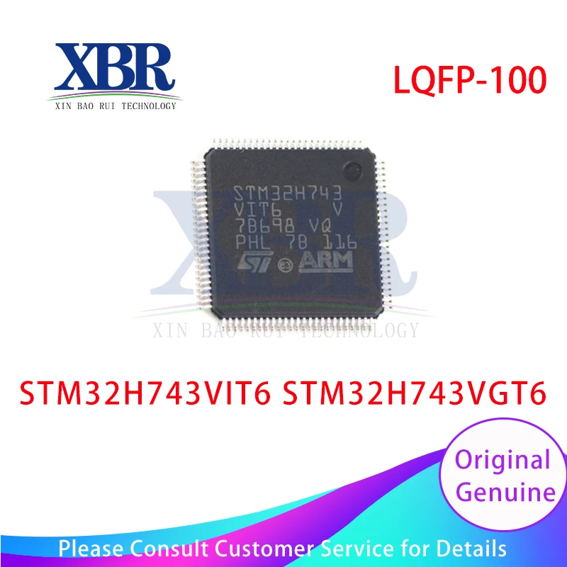 

5PCS STM32H743VIT6 STM32H743VGT6 LQFP-100 New Original spot IC