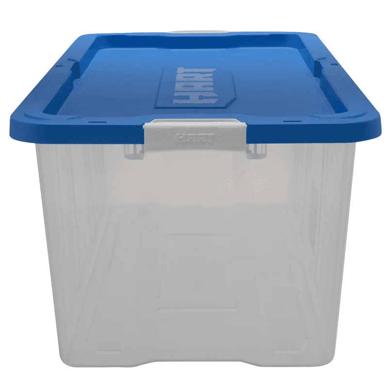 

Stunning 3-Piece Set of Clear, Latching Quart Plastic Storage Bins Containers - Perfect for Organizing Cold and Dry Foods!