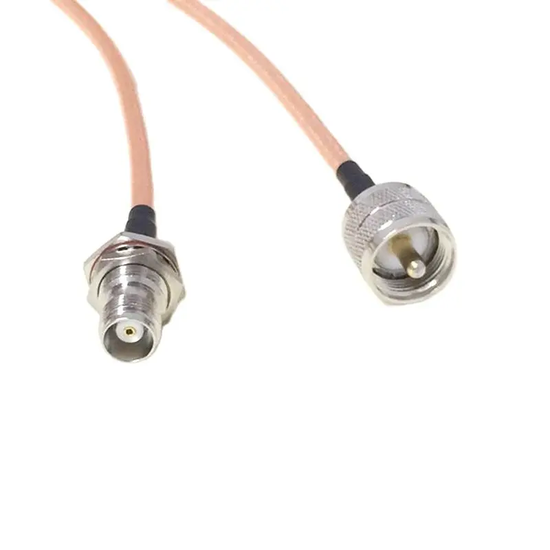 

Высококачественный низкоуровневый УВЧ штекер PL259 переключатель TNC разъем перегородки ОТРЕЗОК кабеля RG142 50 см 20/100 см адаптер оптовая продажа