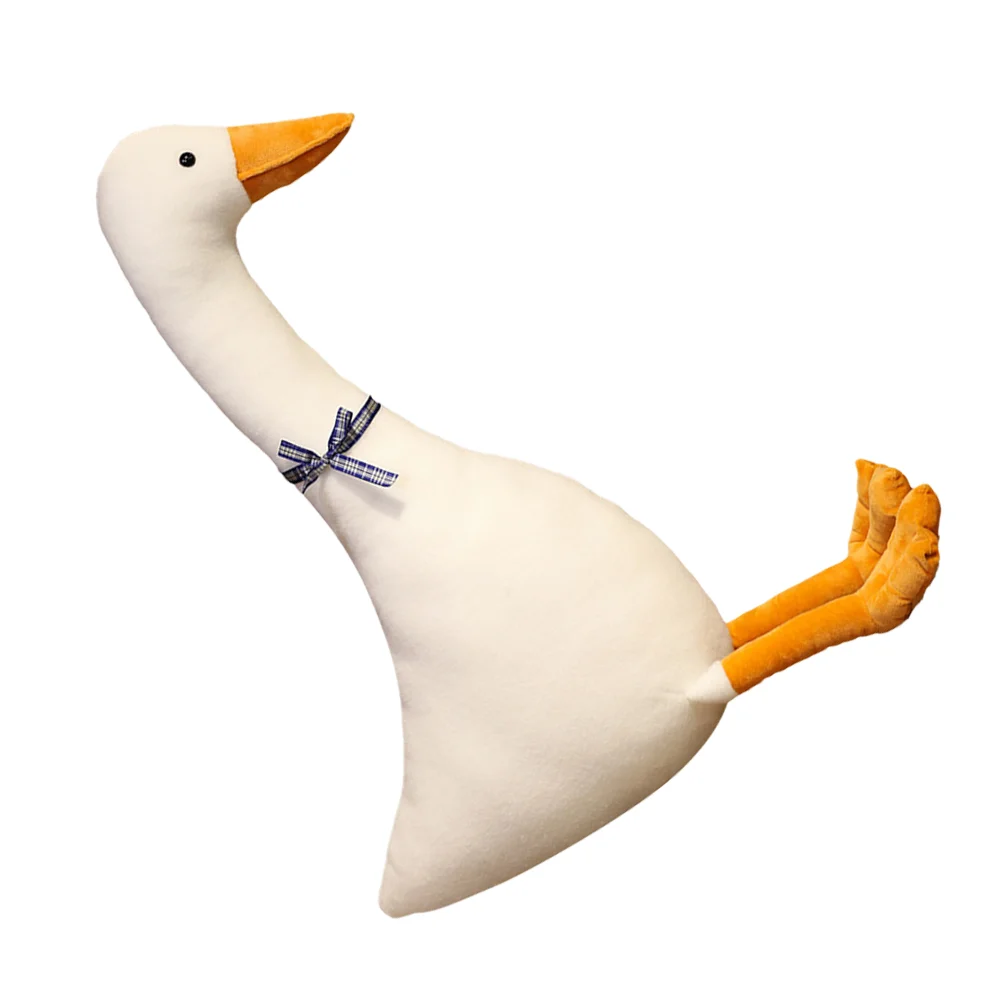 

Pillow Big White Goose Child Stuffed Sloth Plush Toy Game Velvet Duck Animals