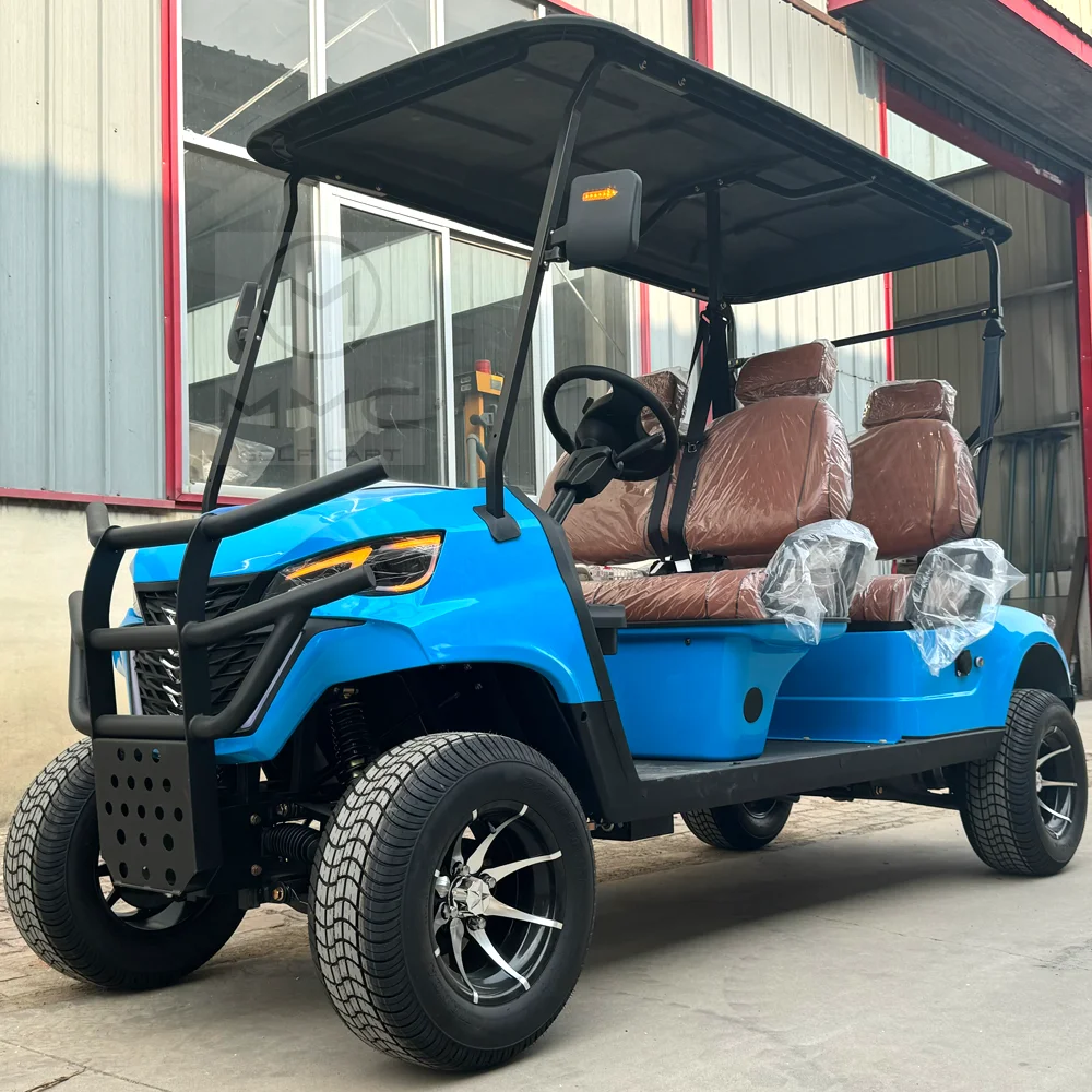Новинка 2024 мощный бренд 4-х колесный клубный автомобиль 7000 Вт тележка для гольфа с