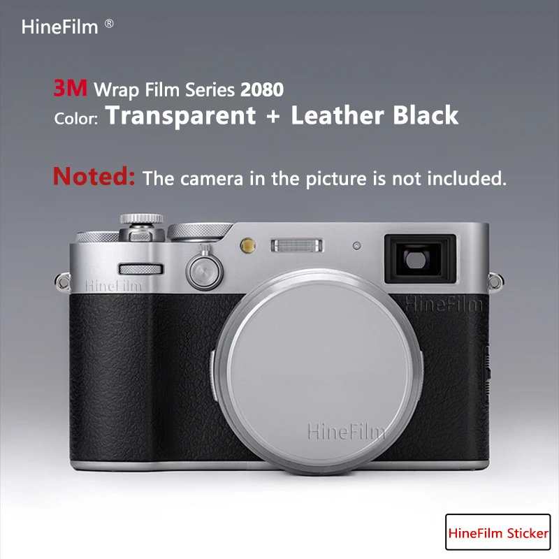 Фото Hinefilm Skin для Fuji X100VI, прозрачная наклейка для камеры X100V, прозрачная кожа для камеры Fujifilm X-100VI, наклейка X100 VI №2