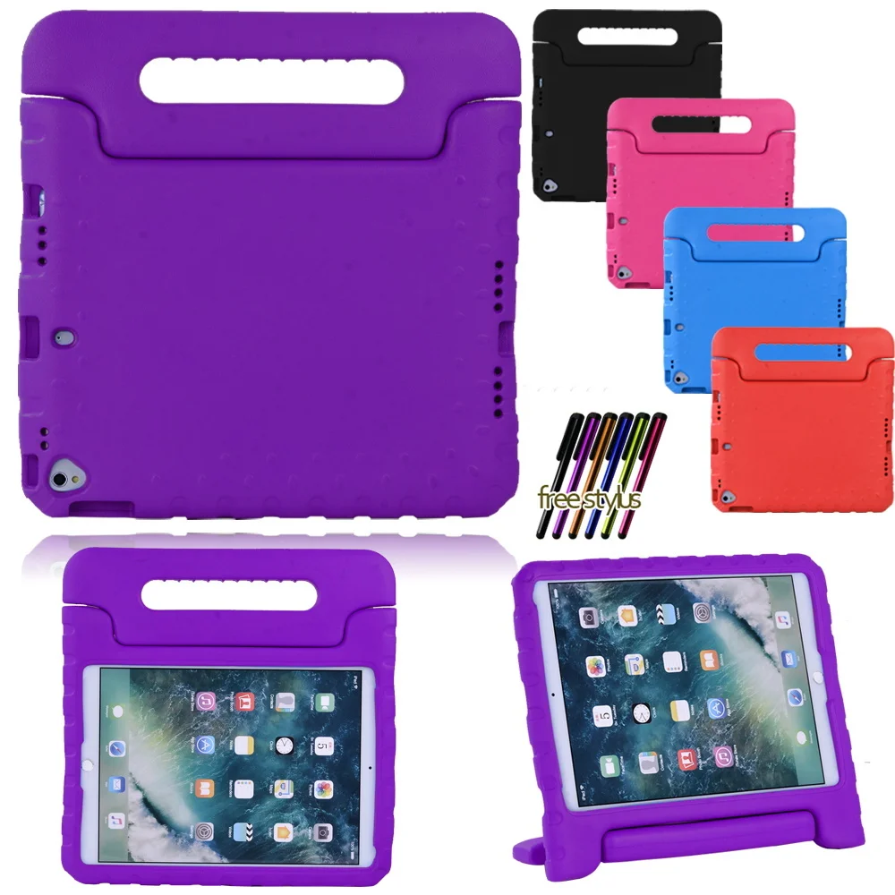 

Чехол для Apple Ipad 2 3 4 5 6 7 8 9th/Air 1 2 3/pro 10,5/Mini 12345, детский пенопластовый чехол-подставка из ЭВА с ручкой, противоударный чехол для планшета