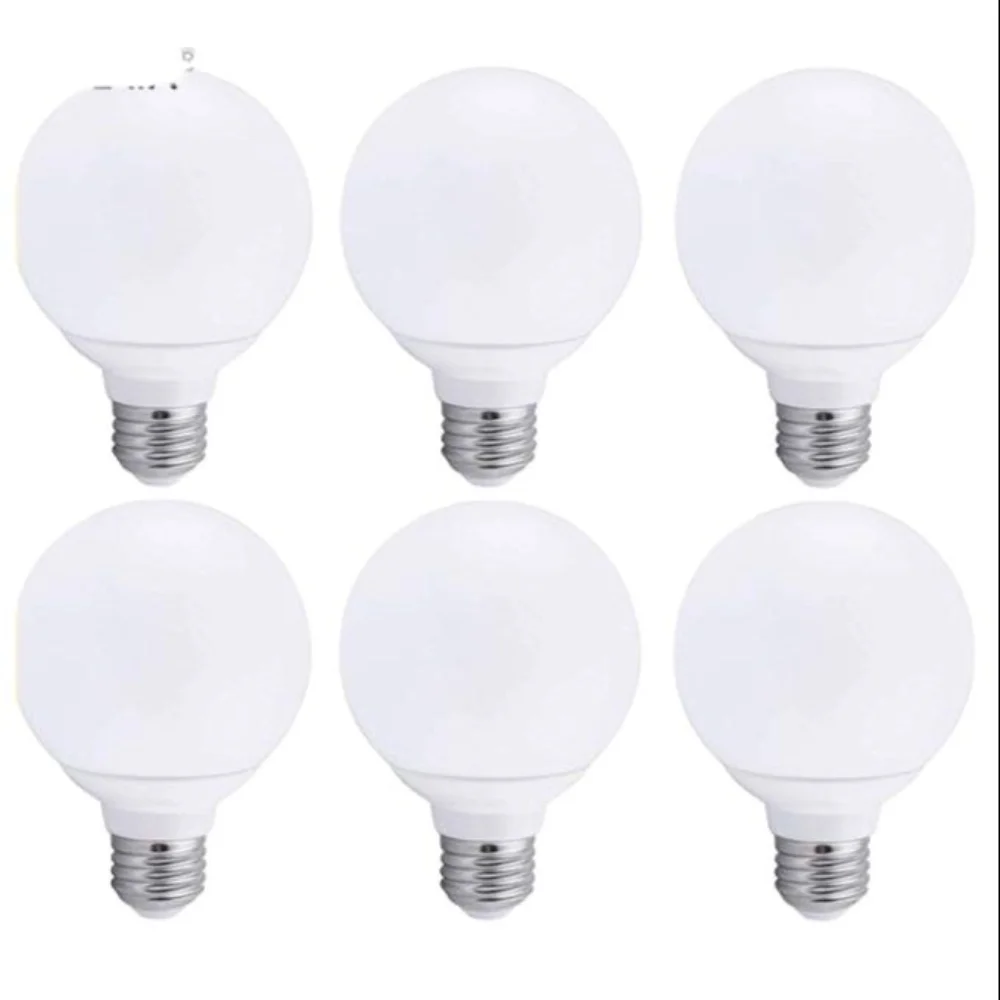 E27 G80 LED Bulbs Super Bright Dragon Ball Bulbs Full Voltage AC 220v 7W 9W 15W Warm/Cold Light Household Special Lamps 6 Pack