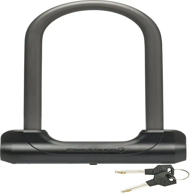 

10" Bicycle U-Lock with Anti-Pivot Steel Shackle (Key Lock),