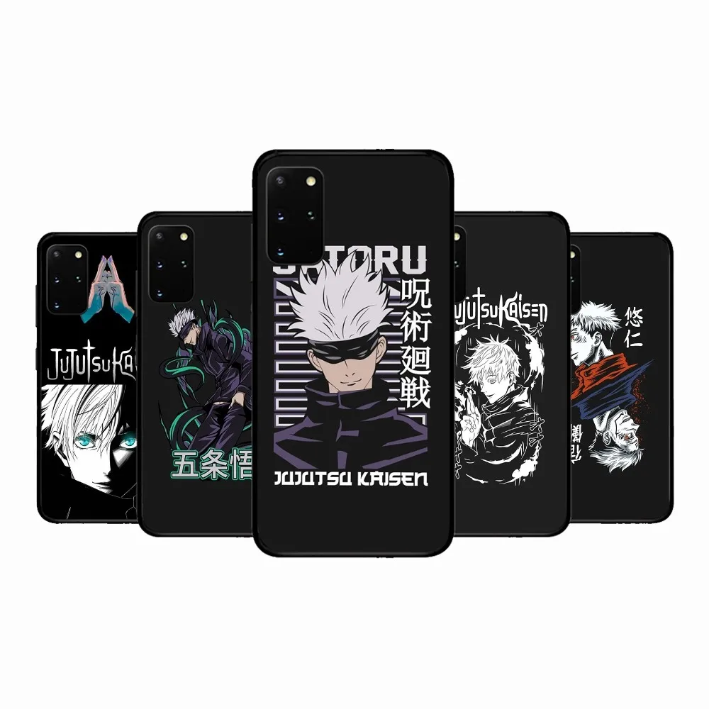 

Cute Jujutsu Kaisen Gojo Satoru Anime Phone Case For Samsung S 9 10 20 21 22 23 30 23plus lite Ultra FE S10lite Fundas