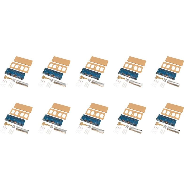 

Комплект цифровых часов Nixie Tube Pcba, 10 шт., сделай сам, In12 In-12, красивый подарок, без трубок