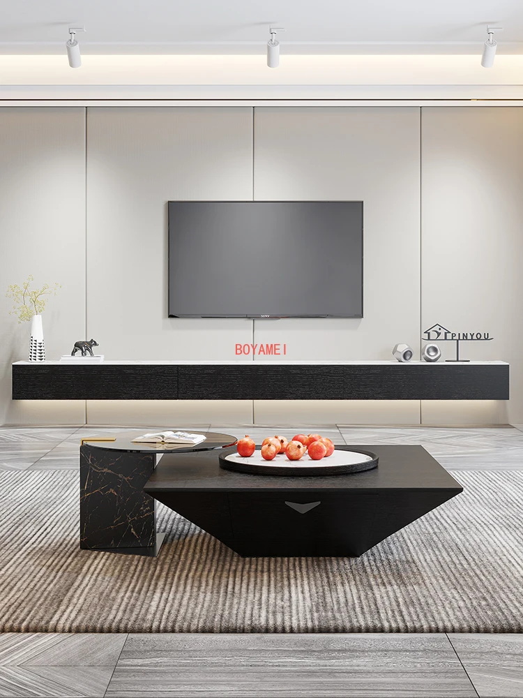 Simple hanging wall type TV cabinet