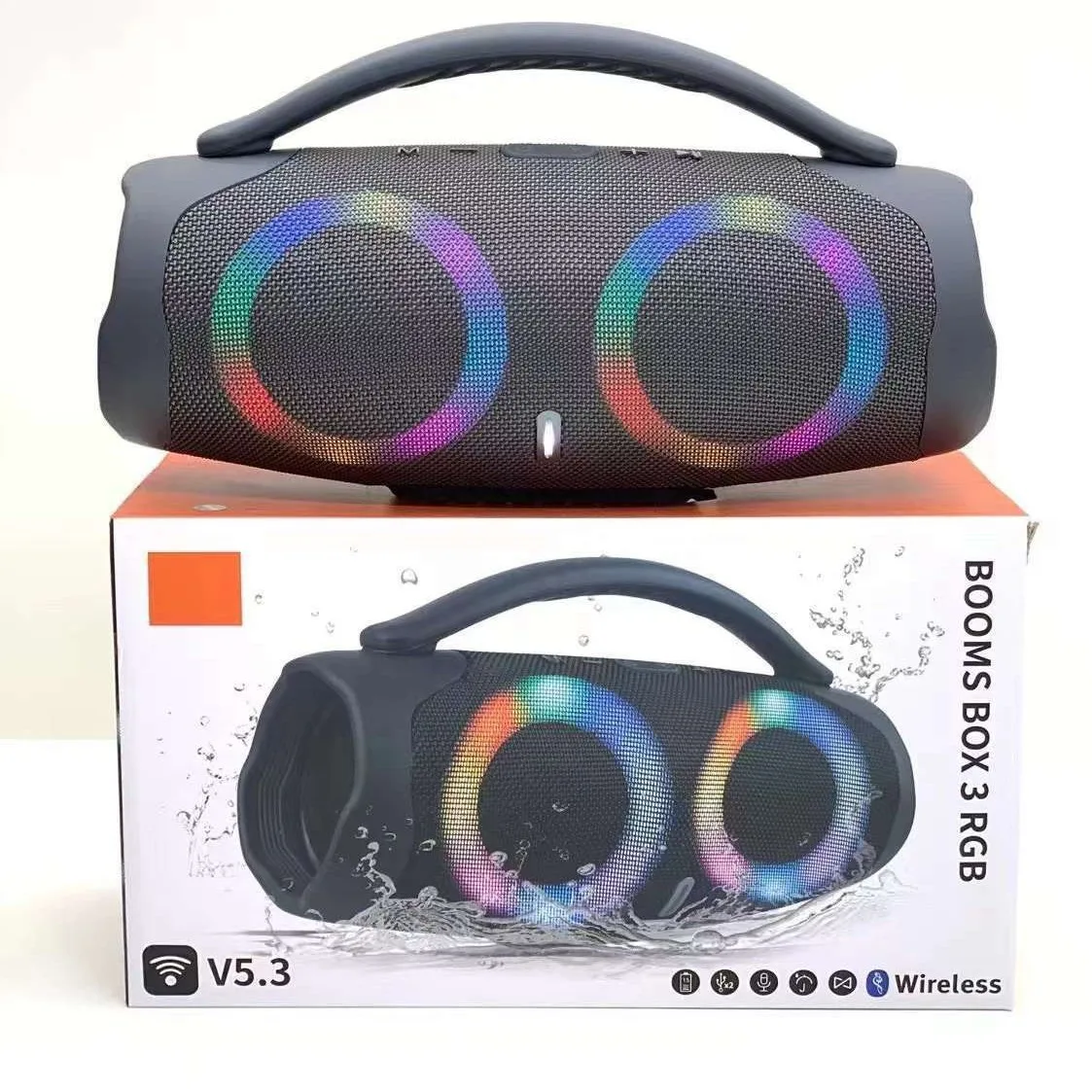 Водонепроницаемый беспроводной Bluetooth-динамик MINI RGB IPX 5