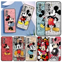 mickey minnie mouse art for xiaomi redmi note 10s 10 k50 k40 gaming pro 10 9at 9a 9c 9t 8 7a 6a 5 4x black soft phone case
