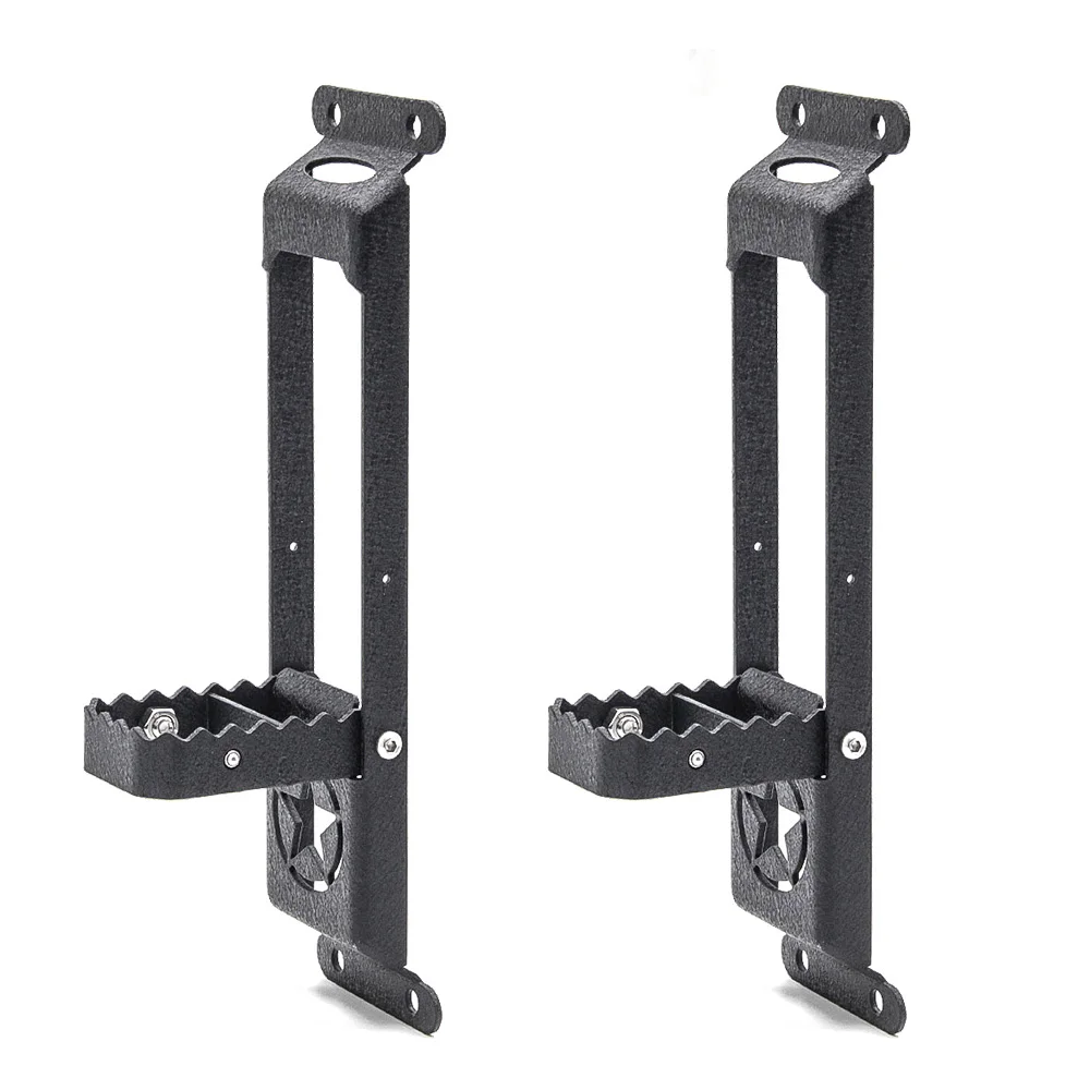 

1/2 шт. автомобильные дверные ступеньки, петли для скалолазания, подставка для ног, педаль для Jeep Wrangler JK 2007-2017 JL 2018-2022, автомобильные аксессуары