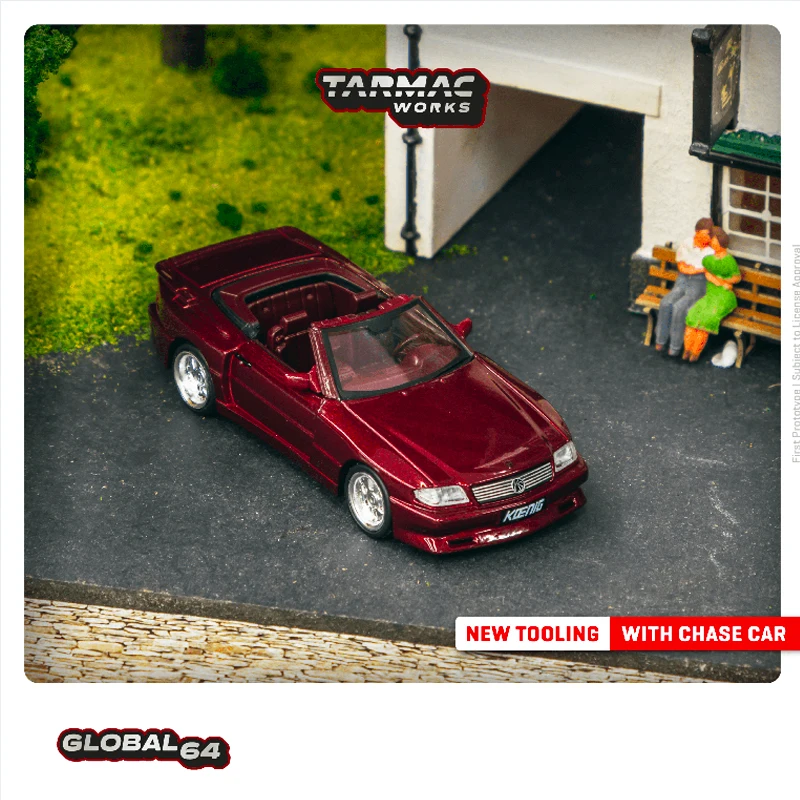 

Tarmac Works 1:64 Model Car Ben SL 500 Koenig Specials Alloy Die-Cast Roadster Collection