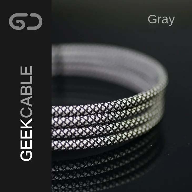 Кабель GeekCable для передачи данных с клавиатурой ручной работы под заказ кабель