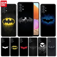 Hot Batman Logo Case For Samsung Galaxy A50 A70 A10 A40 A20S A10S A90 A80 A60 A01 A02S A02 A03 A03S Soft Cover Coque