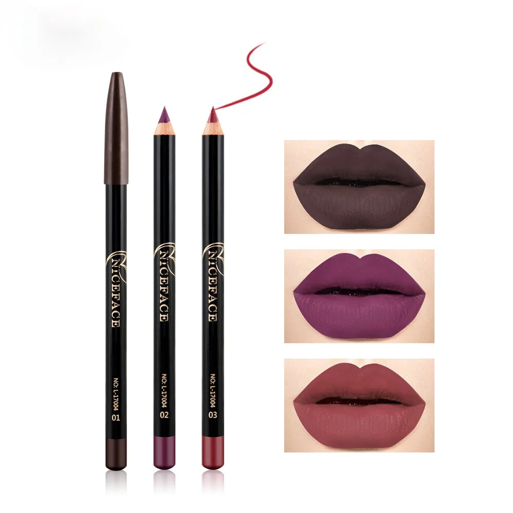 

Multi-functional Matte Lip Liner Pencil Waterproof Smooth Nude Lipstick Pen Long Lasting Lip,maquiagem,maquillaje