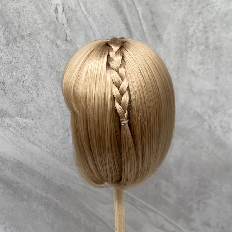 Цельный парик для 1/6 парика куклы Блайт короткие волосы с аксессуарами Бобо