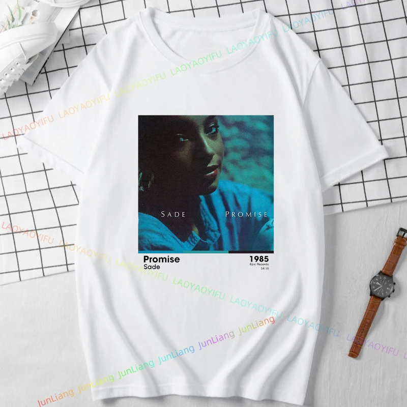Футболка Мужская/женская с коротким рукавом хлопок 100% S-Sade Singer 80s музыкальная
