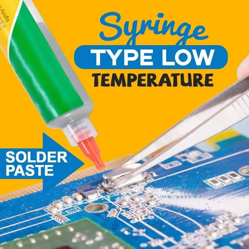 

Needle Tube Repair Solder Paste Is Suitable for PCB Repair At Low Temperature, Medium Temperature and High Temperature