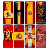 phone case for xiaomi mi 11 lite 5g ne 11i 11t 12 pro poco f1 f3 x3 gt x4 nfc pro silicone cases cover espana spanish spain flag